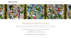 Desktop Screenshot of manhattanstainedglass.com